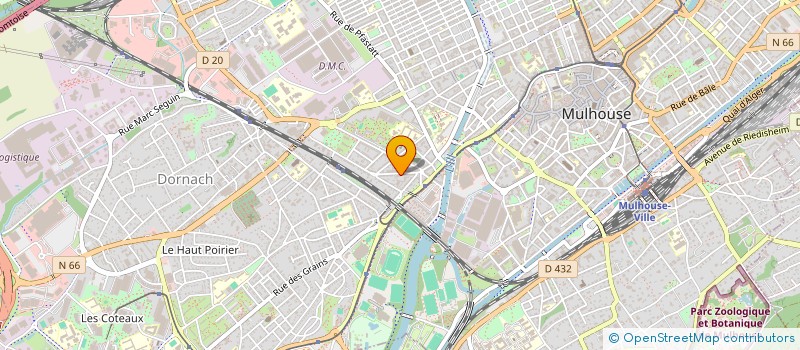 localisation de l'entreprise GROUPE NR  MULHOUSE