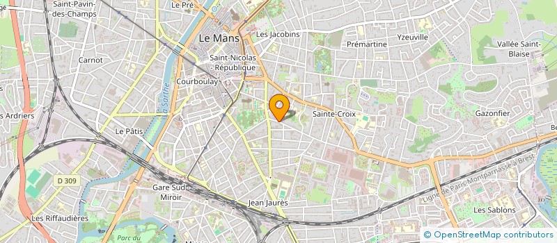 localisation de l'entreprise GROUPE NRLD  LE MANS