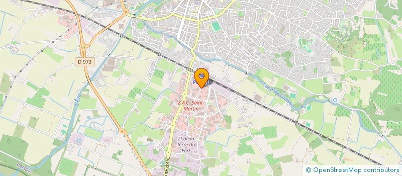 localisation de l'entreprise GROUPE O.T.P FINANCES  PERTUIS