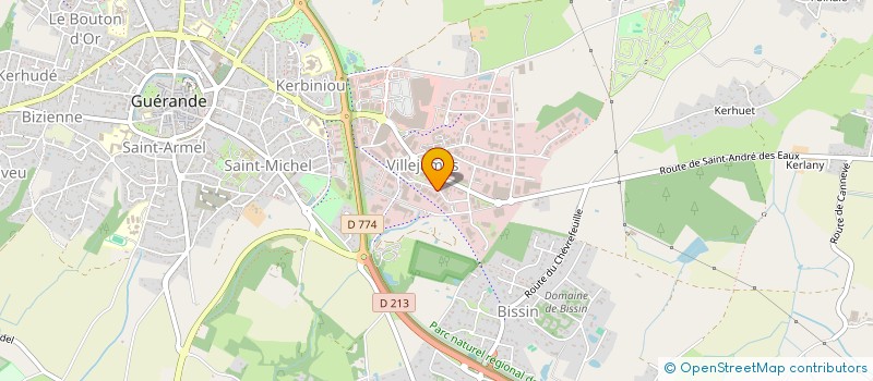 localisation de l'entreprise GROUPE OCEANE ASSOCIES  GUERANDE