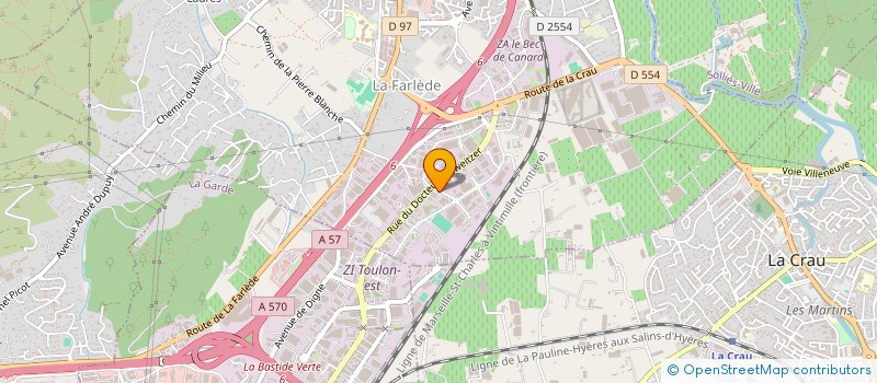 localisation de l'entreprise GROUPE OCTA V.B. à LA FARLEDE