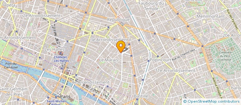 localisation de l'entreprise GROUPE OCTOGONE à PARIS