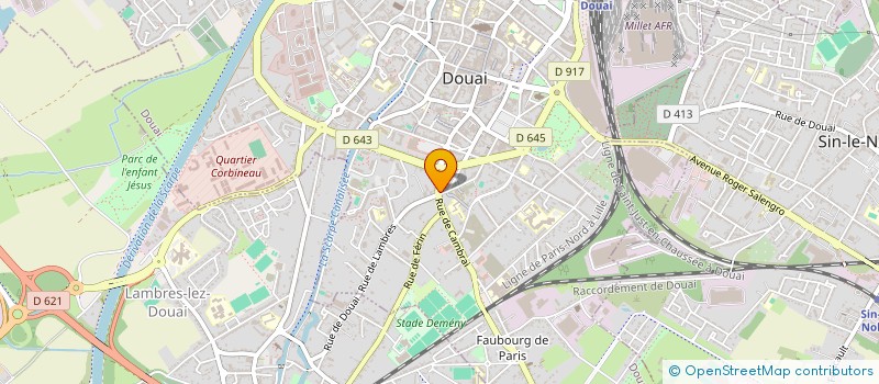 localisation de l'entreprise GROUPE OLBINSKI  DOUAI