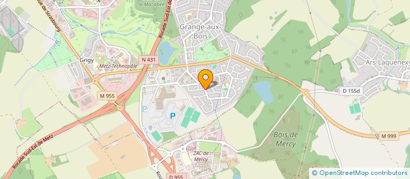 localisation de l'entreprise GROUPE OLM  METZ