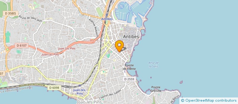 localisation de l'entreprise GROUPE OLSEN à ANTIBES