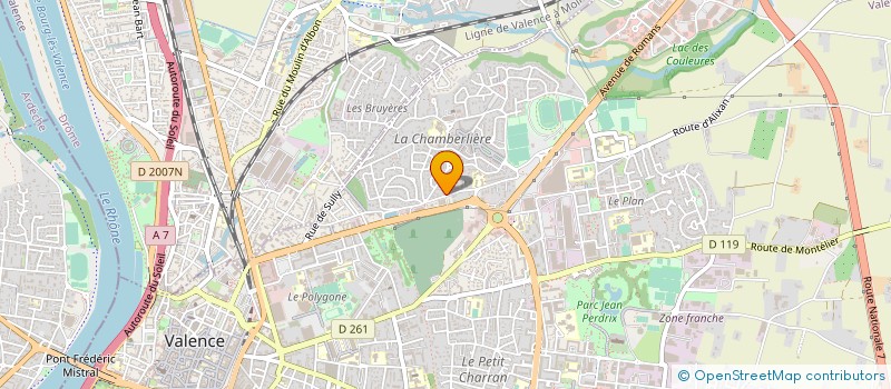 localisation de l'entreprise GROUPE OMEGA SERVICES à VALENCE