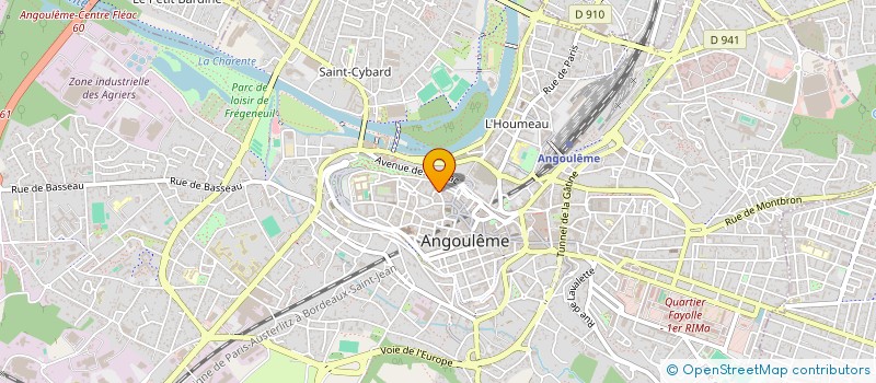 localisation de l'entreprise GROUPE OMNIPRATICIENS RUE TROIS FOURS à ANGOULEME