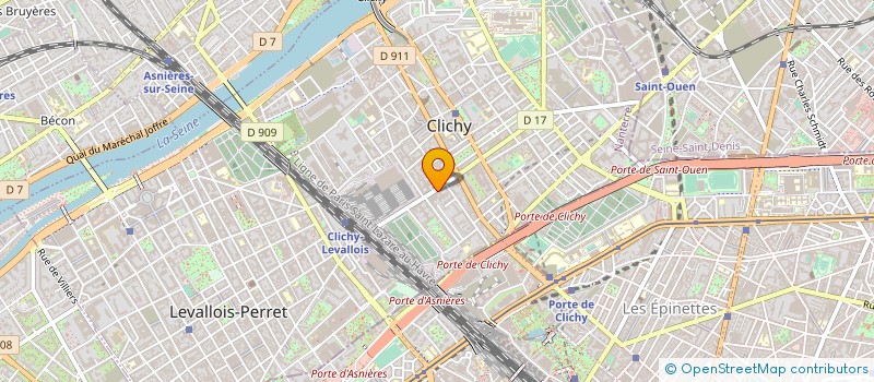 localisation de l'entreprise GROUPE OMNIREP à CLICHY