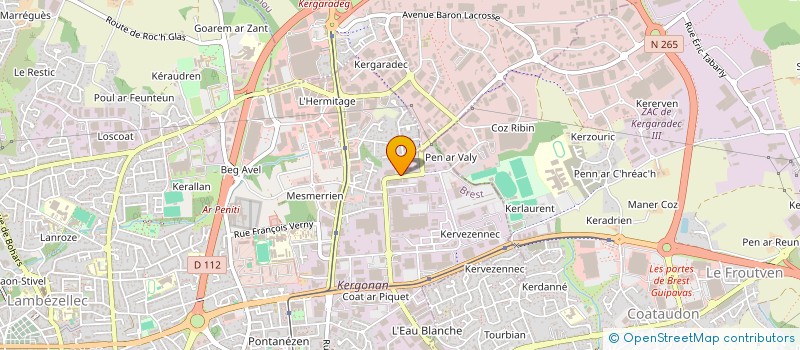 localisation de l'entreprise GROUPE ONIP à BREST