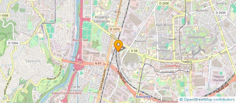 localisation de l'entreprise GROUPE OPERA  GRENOBLE