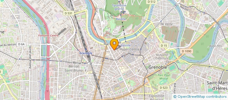 localisation de l'entreprise GROUPE OPTIMAGE à GRENOBLE