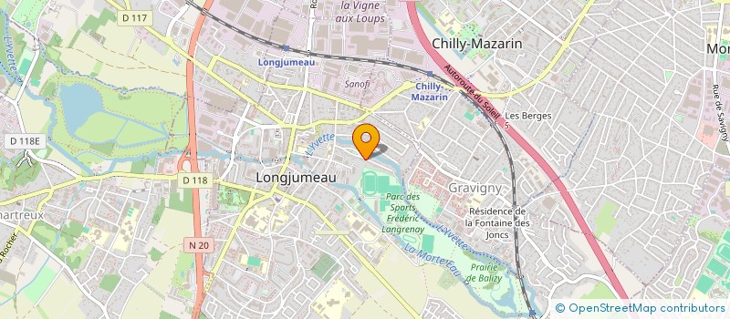 localisation de l'entreprise GROUPE ORAYA à LONGJUMEAU