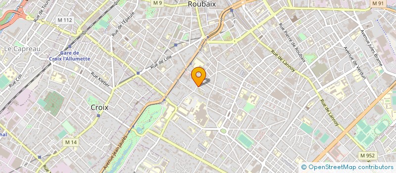 localisation de l'entreprise GROUPE ORCHIDEES  ROUBAIX