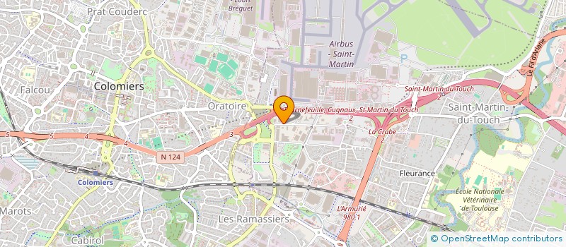 localisation de l'entreprise GROUPE ORIENTE  TOULOUSE