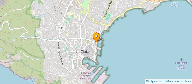 localisation de l'entreprise GROUPE ORL OPHTALMOLOGIE  LA CIOTAT