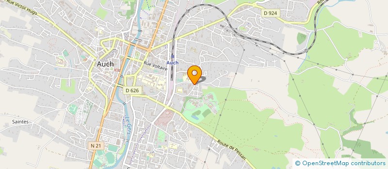 localisation de l'entreprise GROUPE ORNITHOLOGIQUE GERSOIS LA TCHOURRE à AUCH