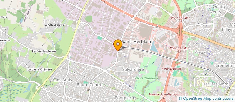 localisation de l'entreprise GROUPE OSMOSE à SAINT-HERBLAIN
