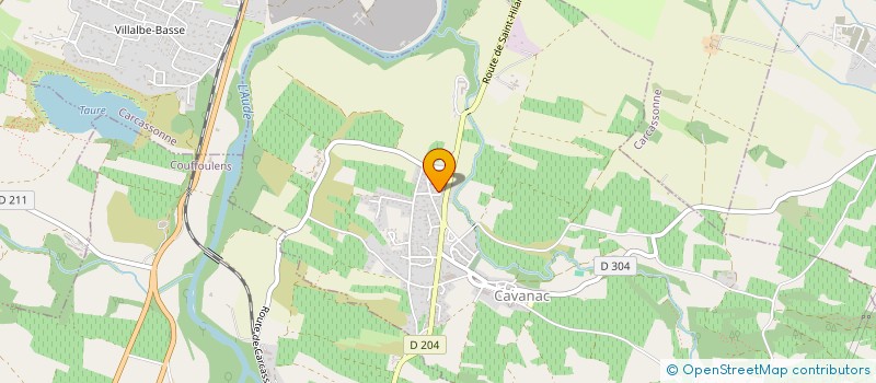 localisation de l'entreprise GROUPE OVA  CAVANAC