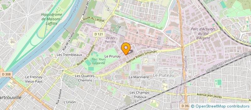 localisation de l'entreprise GROUPE P.C.M. à SARTROUVILLE