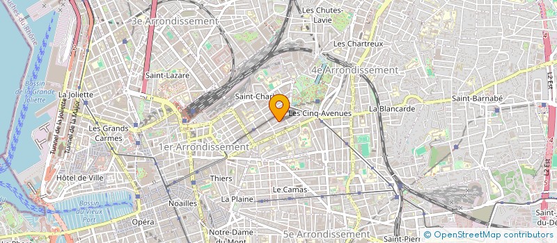 localisation de l'entreprise GROUPE P P M D  MARSEILLE