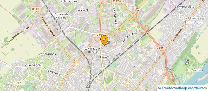 localisation de l'entreprise GROUPE P.WARSEMANN  BLOIS