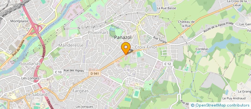 localisation de l'entreprise GROUPE PANAZOL CABARET à PANAZOL