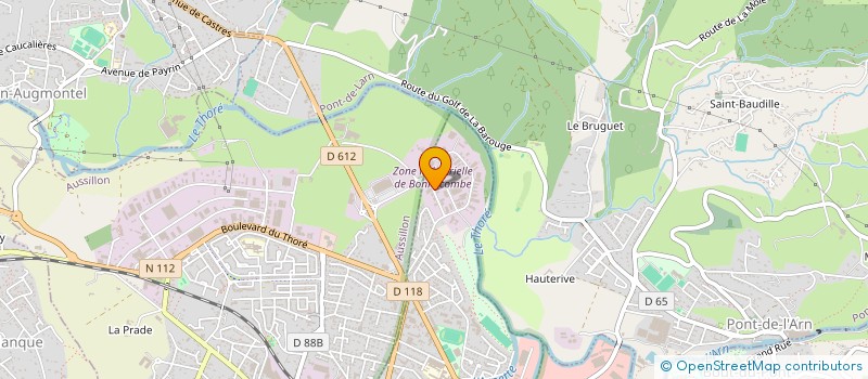 localisation de l'entreprise GROUPE PARALLELE  AIGUEFONDE