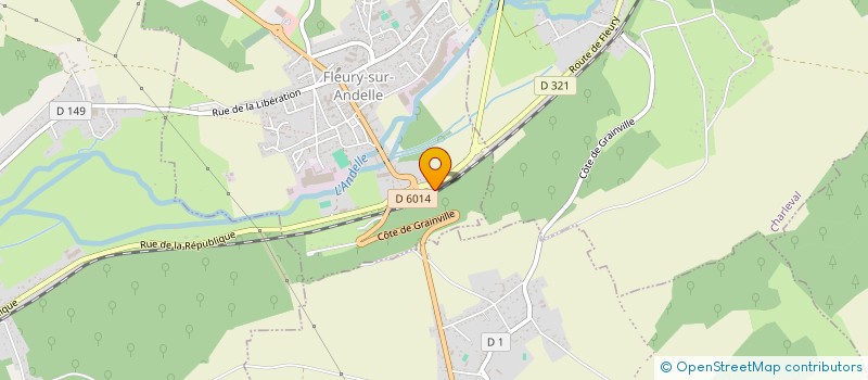 localisation de l'entreprise GROUPE PARC AUTOS  FLEURY-SUR-ANDELLE