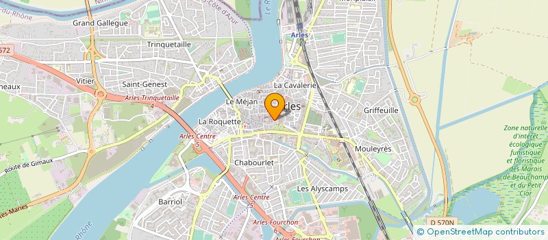 localisation de l'entreprise GROUPE PARENTS ELEVE CATHO LYCEE COLLEG à ARLES