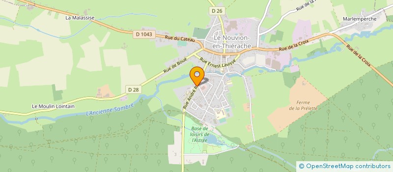 localisation de l'entreprise GROUPE PARMENTIER FINANCES à LE NOUVION-EN-THIERACHE
