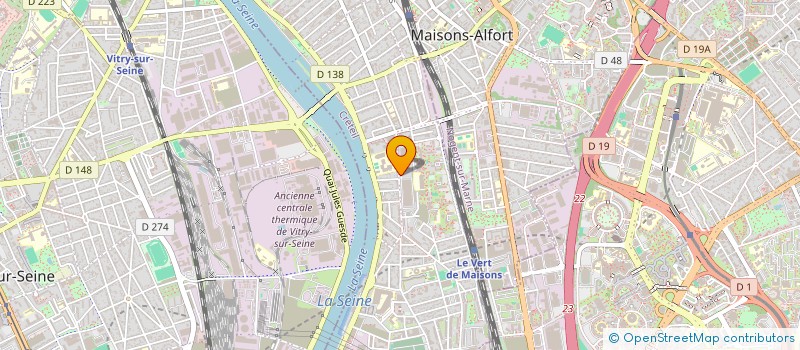 localisation de l'entreprise GROUPE PARTENAIRE IEDF à ALFORTVILLE