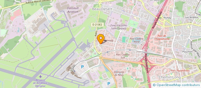 localisation de l'entreprise GROUPE PARTNER EXPANSION  MERIGNAC