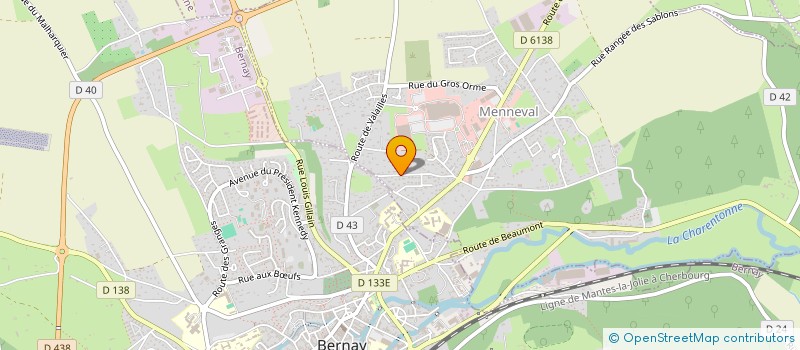 localisation de l'entreprise GROUPE PARTNER IMMOBILIER  MENNEVAL