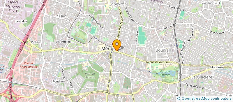 localisation de l'entreprise GROUPE PASSION IMMO  MERIGNAC