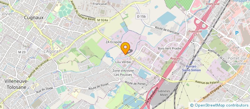 localisation de l'entreprise GROUPE PASTORELLO HOLDING à VILLENEUVE TOLOSANE