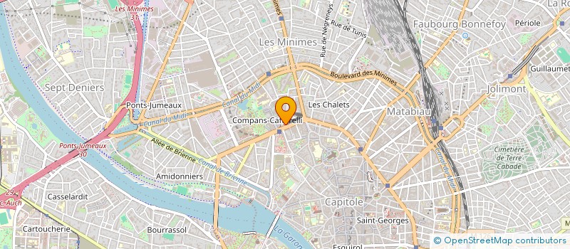 localisation de l'entreprise GROUPE PATRIMOINE CONSEILS à TOULOUSE