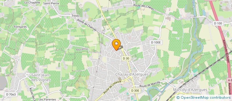 localisation de l'entreprise GROUPE PAYAM HOLDING  CHAZAY-D'AZERGUES