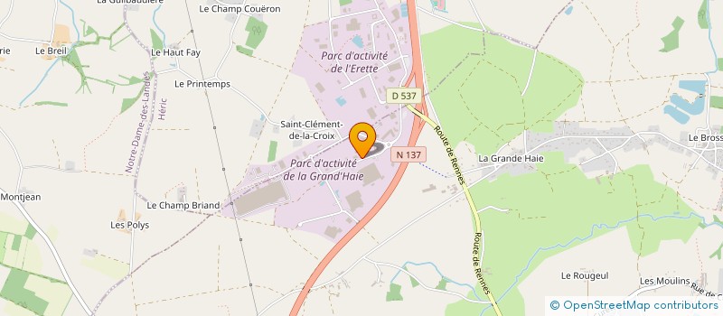 localisation de l'entreprise GROUPE PCH à GRANDCHAMP-DES-FONTAINES