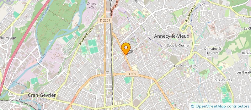 localisation de l'entreprise GROUPE PEASY  ANNECY