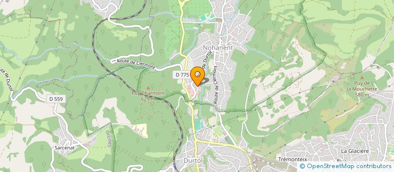 localisation de l'entreprise GROUPE PEDAGOFICHE  NOHANENT