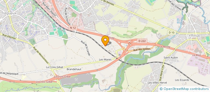 localisation de l'entreprise GROUPE PELERIN à TREGUEUX