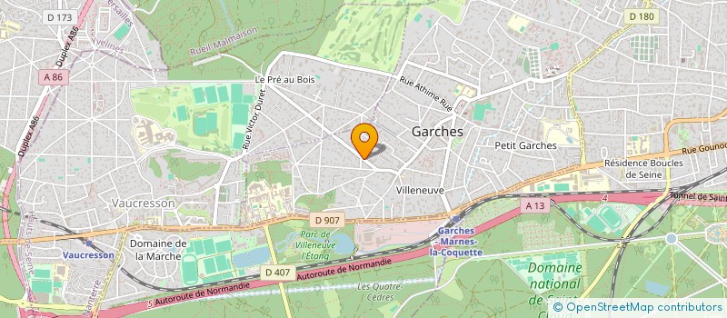 localisation de l'entreprise GROUPE PEPE RONCHON à GARCHES