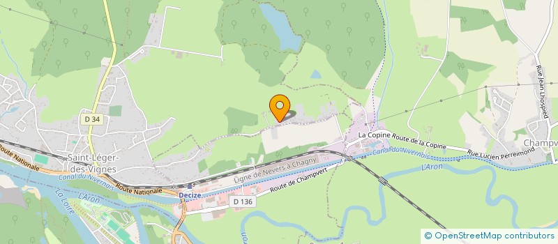 localisation de l'entreprise GROUPE PERCHE PROMOTION  SAINT-LEGER-DES-VIGNES