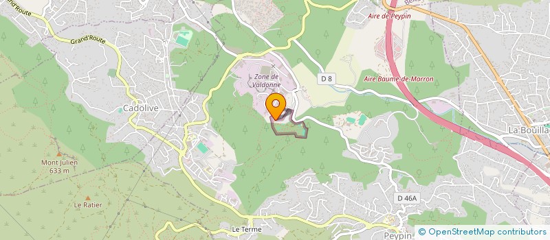 localisation de l'entreprise GROUPE PEROTTINO SA à PEYPIN