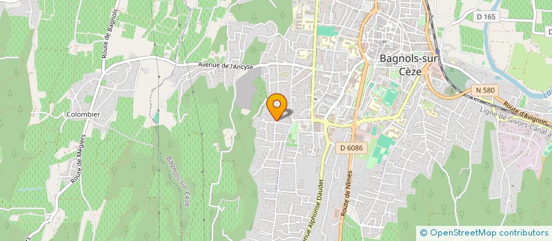 localisation de l'entreprise GROUPE PERRET  BAGNOLS-SUR-CEZE