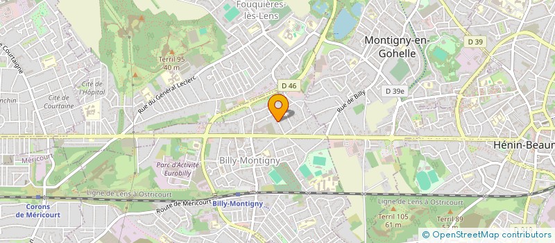 localisation de l'entreprise GROUPE PETIT à BILLY-MONTIGNY
