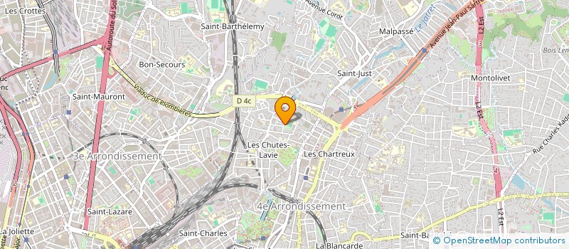 localisation de l'entreprise GROUPE PHILANTHROPIQUE LA BOULE EST BELLE à MARSEILLE