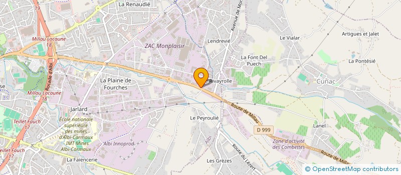 localisation de l'entreprise GROUPE PHILIPPE BOULOUX à ALBI