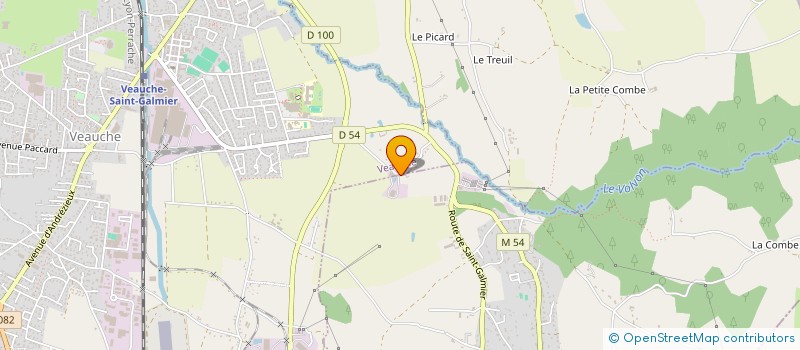 localisation de l'entreprise GROUPE PIERRE DUMAS  SAINT-BONNET-LES-OULES