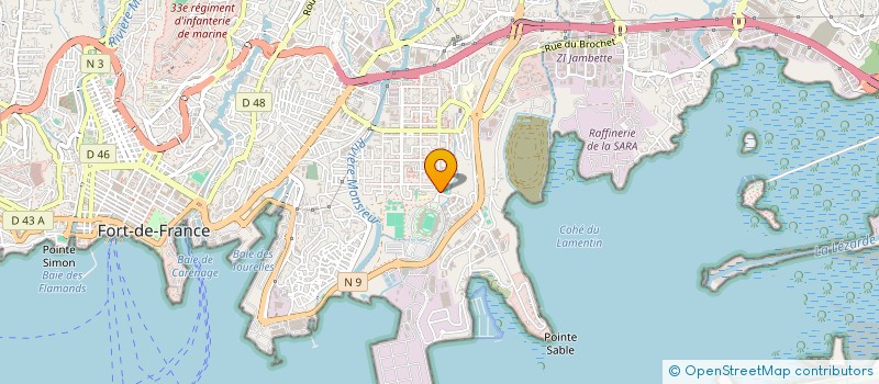 localisation de l'entreprise GROUPE PIERRE MARIE-JOSEPH  FORT-DE-FRANCE